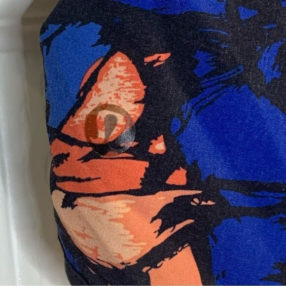 Lululemon Speed Short Paint Storm Harbor Blue Multi / Black Size 6 - Picture 6 of 9